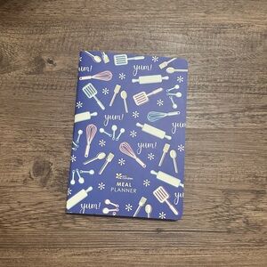 Erin Condren Purple Meal Planner with Utensil Design